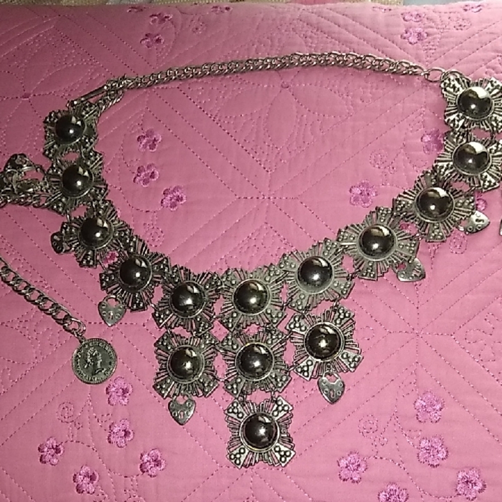 Vintage Elegant Belt Silver Statement